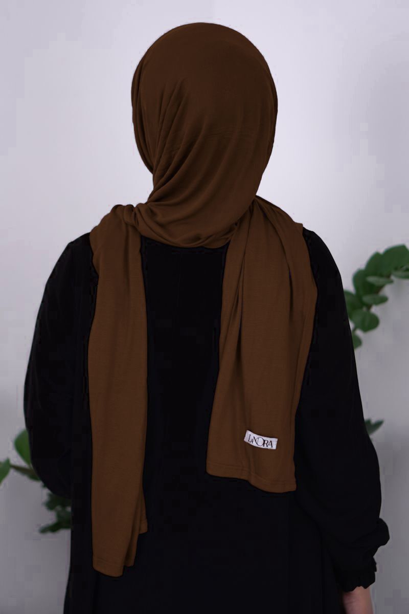 Jersey Walnut Faded Denim